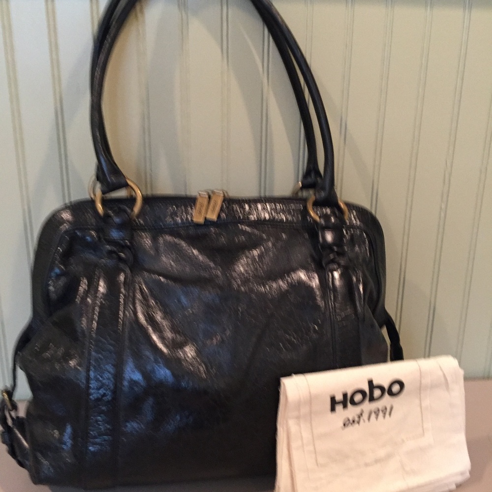 HOBO black leather purse